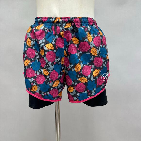 Nike Dri-FIT Tempo Icon Clash Big Kids (Girls) 2-in-1
Floral Shorts Size Medium+ - Picture 5 of 16